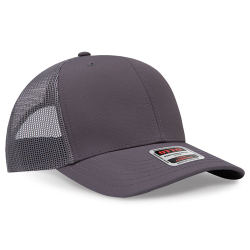 OTTO CAP® 6 Panel Mid Profile Mesh Back Trucker Hat
