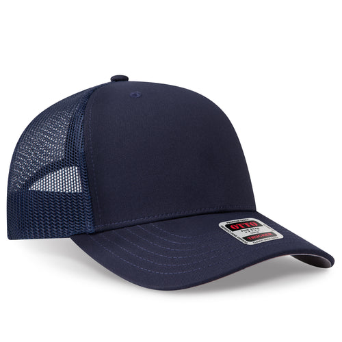 OTTO CAP® Seamless 6 Panel Mid Profile Mesh Back Trucker Hat
