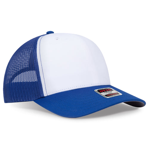 OTTO CAP® Seamless 6 Panel Mid Profile Mesh Back Trucker Hat