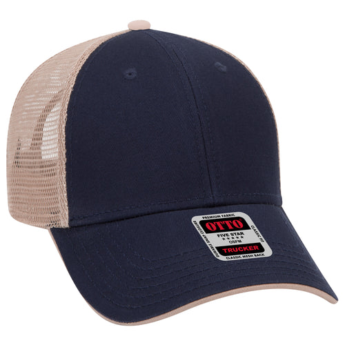 OTTO CAP® 6 Panel Low Profile Mesh Back Trucker Hat