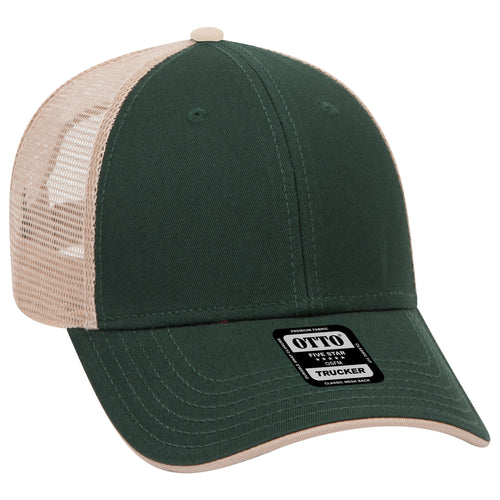 OTTO CAP® 6 Panel Low Profile Mesh Back Trucker Hat