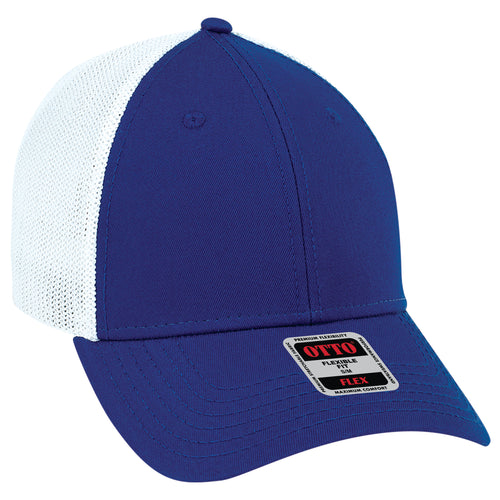 OTTO CAP® OTTO FLEX® Fitted 6 Panel Low Profile Mesh Back Trucker Hat