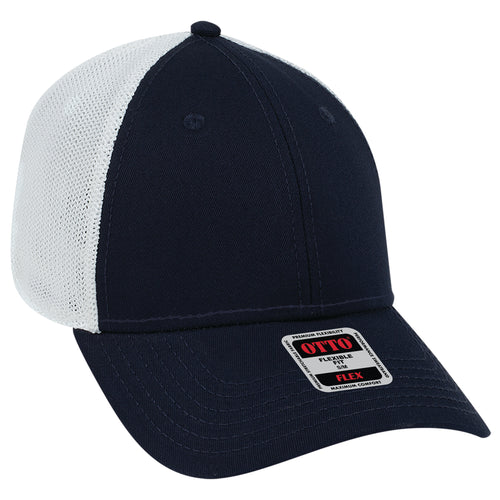 OTTO CAP® OTTO FLEX® Fitted 6 Panel Low Profile Mesh Back Trucker Hat