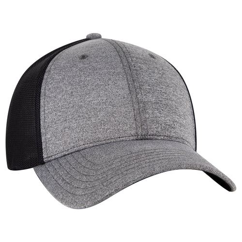 OTTO CAP® OTTO FLEX® Fitted 6 Panel Low Profile Mesh Back Trucker Hat