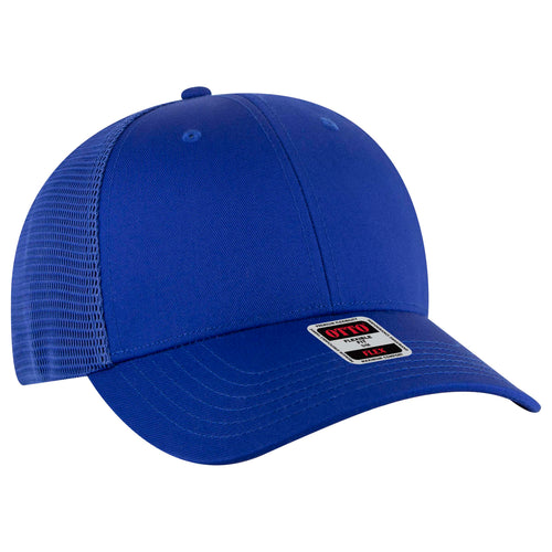 OTTO CAP® OTTO FLEX® Fitted 6 Panel Low Profile Mesh Back Trucker Hat