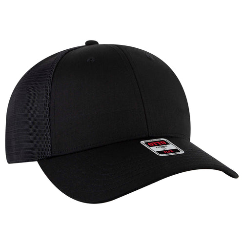 OTTO CAP® OTTO FLEX® Fitted 6 Panel Low Profile Mesh Back Trucker Hat