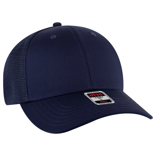 OTTO CAP® OTTO FLEX® Fitted 6 Panel Low Profile Mesh Back Trucker Hat