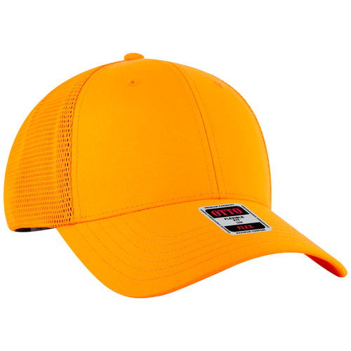 OTTO CAP® OTTO FLEX® Fitted 6 Panel Low Profile Mesh Back Trucker Hat