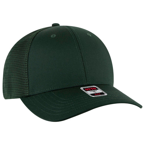 OTTO CAP® OTTO FLEX® Fitted 6 Panel Low Profile Mesh Back Trucker Hat