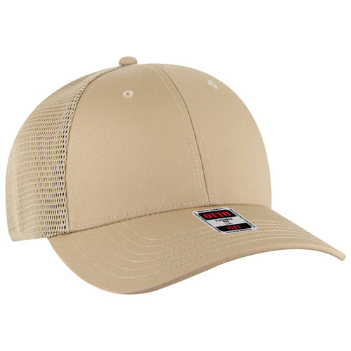 OTTO CAP® OTTO FLEX® Fitted 6 Panel Low Profile Mesh Back Trucker Hat