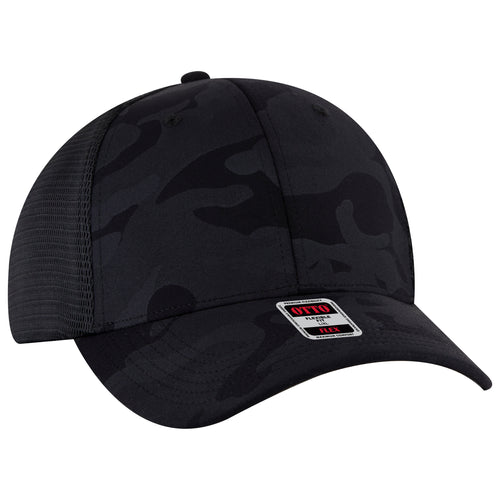 OTTO CAP® OTTO FLEX® Fitted 6 Panel Low Profile Mesh Back Trucker Hat
