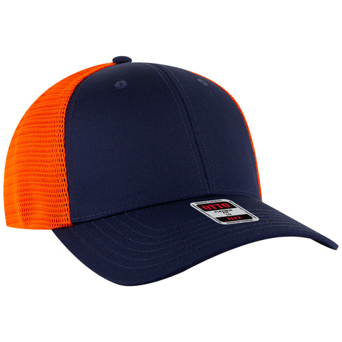 OTTO CAP® OTTO FLEX® Fitted 6 Panel Low Profile Mesh Back Trucker Hat