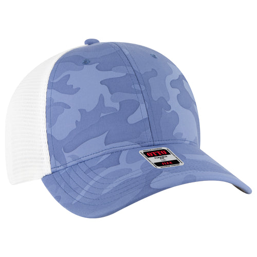 OTTO CAP® OTTO FLEX® Fitted 6 Panel Low Profile Mesh Back Trucker Hat
