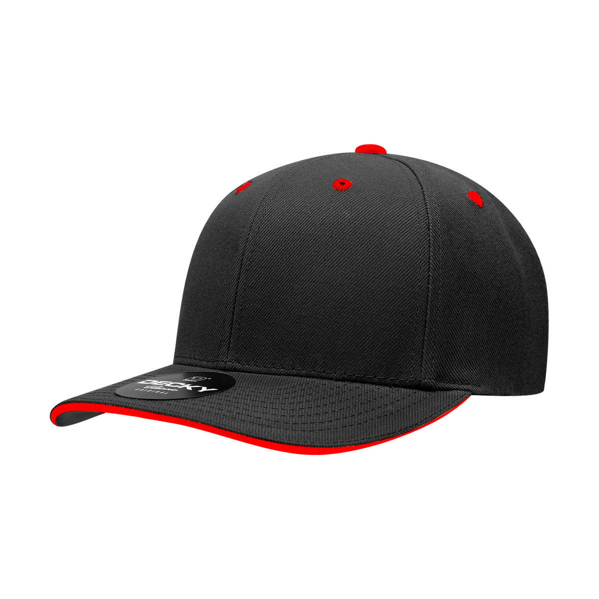 6 Panel Mid Profile Structured Sandwich Bill Cap