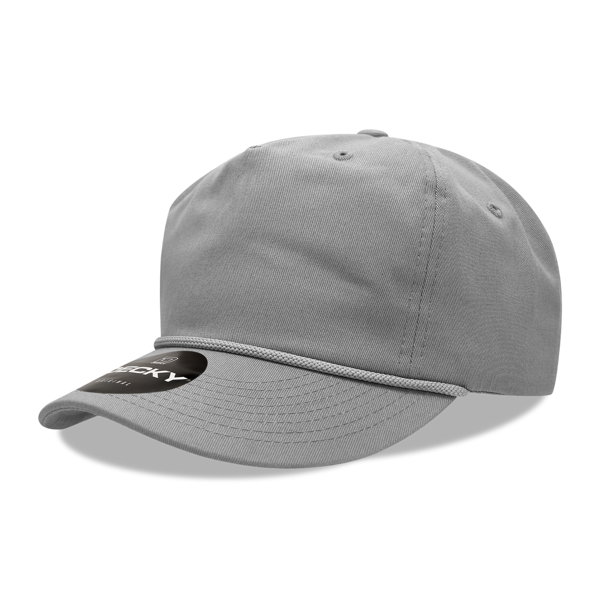 5 Panel Half Dome Profile Relaxed Cotton Rope Hat