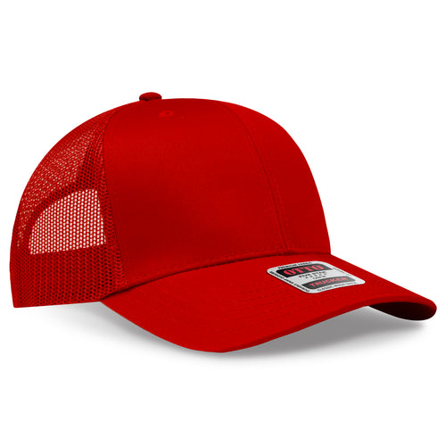 OTTO CAP® 6 Panel Mid Profile Mesh Back Trucker Hat