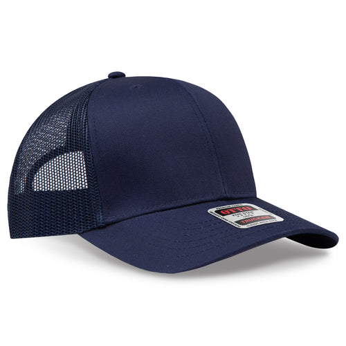 OTTO CAP® 6 Panel Mid Profile Mesh Back Trucker Hat