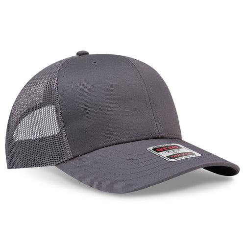 OTTO CAP® 6 Panel Mid Profile Mesh Back Trucker Hat