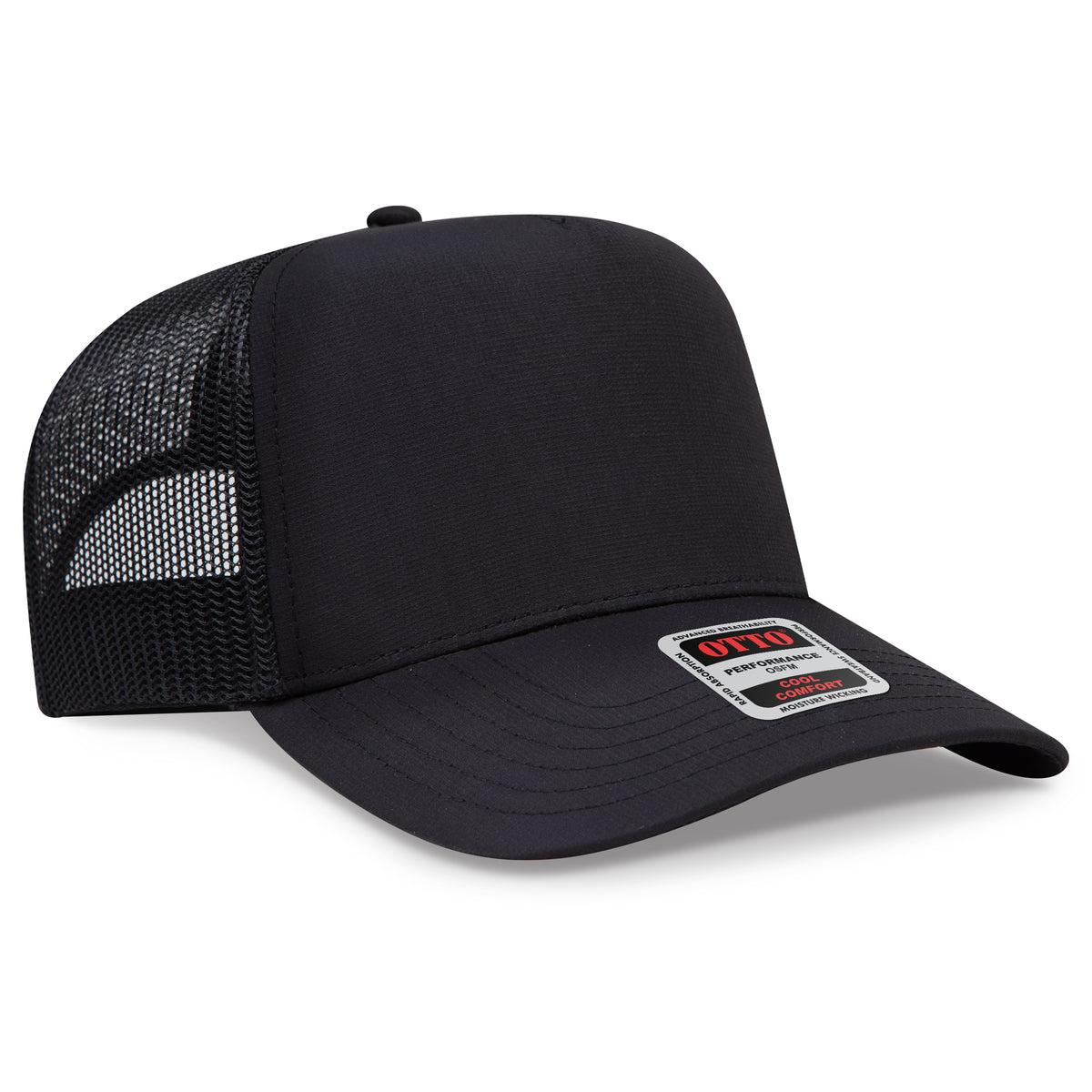 OTTO CAP® 5 Panel Mid Profile Mesh Back Trucker Hat