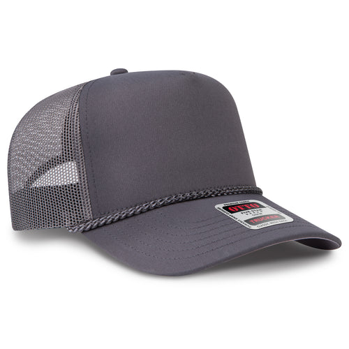 OTTO CAP® 5 Panel Mid Profile Mesh Back Trucker Hat
