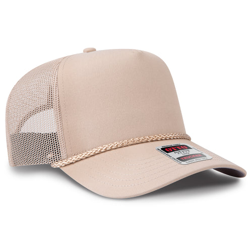 OTTO CAP® 5 Panel Mid Profile Mesh Back Trucker Hat