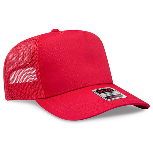 OTTO CAP® 5 Panel Mid Profile Mesh Back Trucker Hat