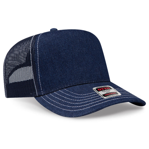 OTTO CAP® 5 Panel Mid Profile Mesh Back Trucker Hat