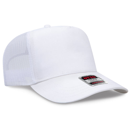 OTTO CAP® 5 Panel Mid Profile Mesh Back Trucker Hat