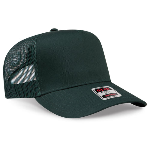 OTTO CAP® 5 Panel Mid Profile Mesh Back Trucker Hat