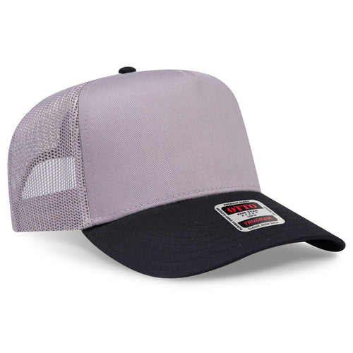 OTTO CAP® 5 Panel Mid Profile Mesh Back Trucker Hat