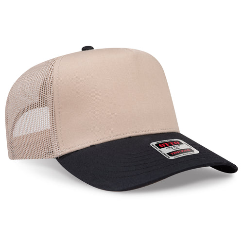 OTTO CAP® 5 Panel Mid Profile Mesh Back Trucker Hat