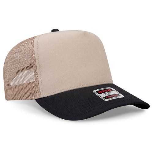 OTTO CAP® 5 Panel Mid Profile Mesh Back Trucker Hat