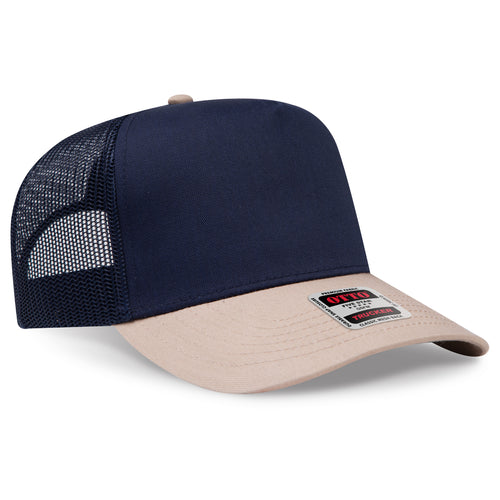 OTTO CAP® 5 Panel Mid Profile Mesh Back Trucker Hat