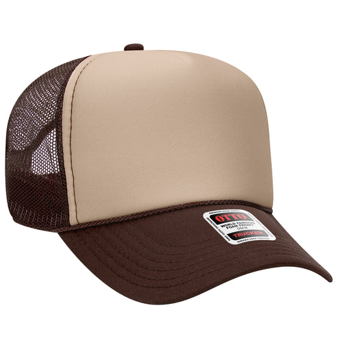 OTTO CAP® 5 Panel Mid Profile Mesh Back Trucker Hat