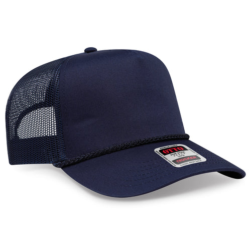 OTTO CAP® 5 Panel Mid Profile Mesh Back Trucker Hat
