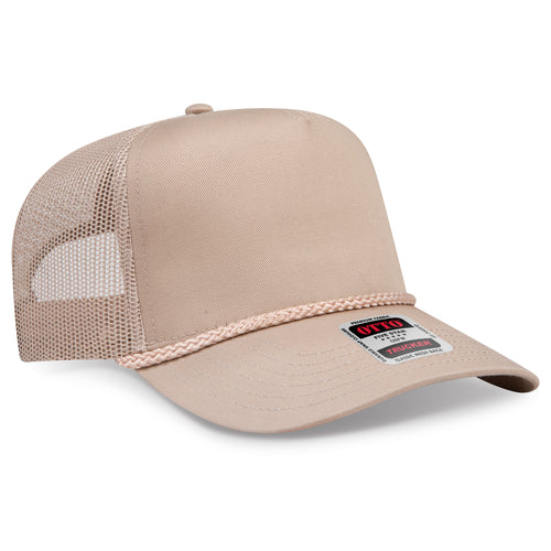OTTO CAP® 5 Panel Mid Profile Mesh Back Trucker Hat