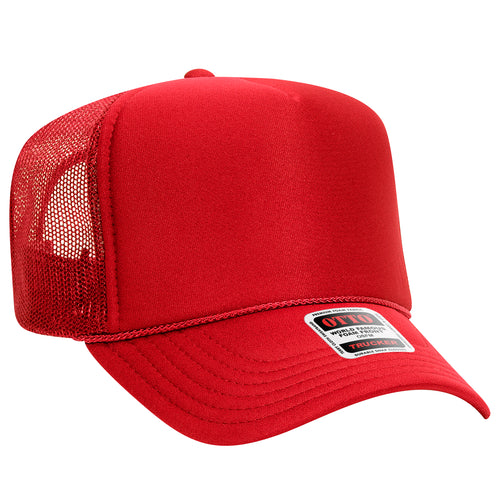 OTTO CAP® 5 Panel High Crown Mesh Back Trucker Hat