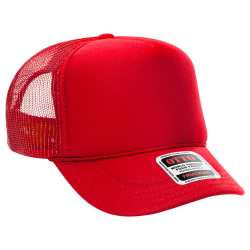 OTTO CAP® 5 Panel High Crown Mesh Back Trucker Hat