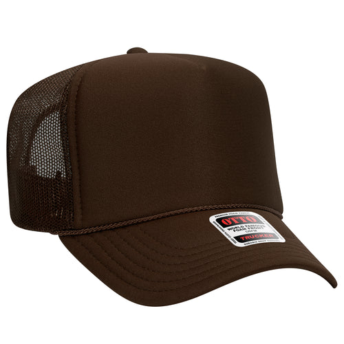 OTTO CAP® 5 Panel High Crown Mesh Back Trucker Hat