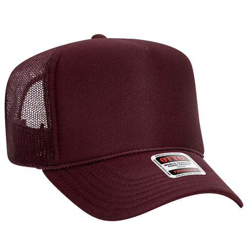 OTTO CAP® 5 Panel High Crown Mesh Back Trucker Hat