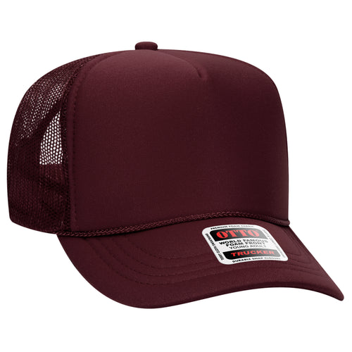 OTTO CAP® 5 Panel High Crown Mesh Back Trucker Hat