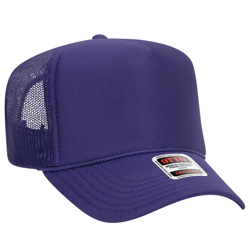 OTTO CAP® 5 Panel High Crown Mesh Back Trucker Hat
