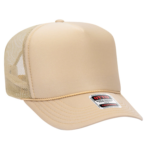 OTTO CAP® 5 Panel High Crown Mesh Back Trucker Hat