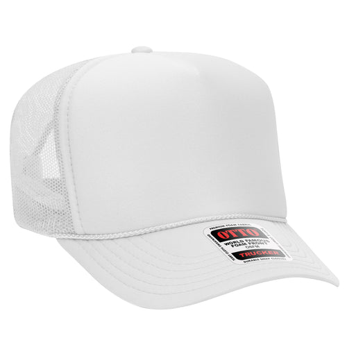 OTTO CAP® 5 Panel High Crown Mesh Back Trucker Hat