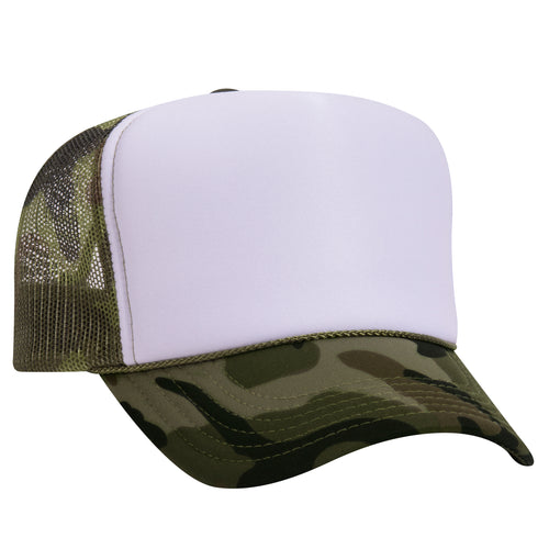 OTTO CAP® 5 Panel High Crown Mesh Back Trucker Hat