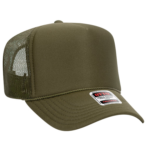 OTTO CAP® 5 Panel High Crown Mesh Back Trucker Hat