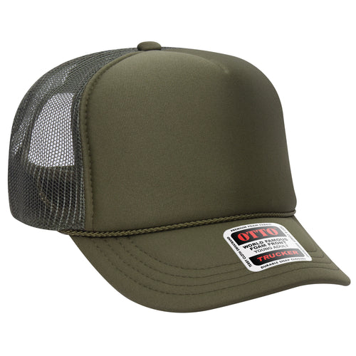 OTTO CAP® 5 Panel High Crown Mesh Back Trucker Hat