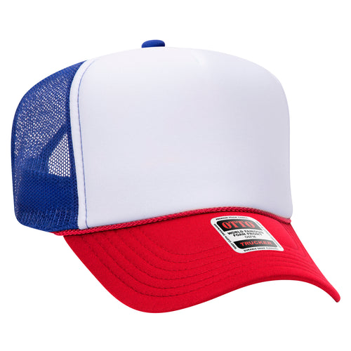OTTO CAP® 5 Panel High Crown Mesh Back Trucker Hat