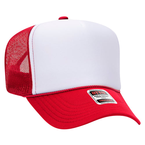 OTTO CAP® 5 Panel High Crown Mesh Back Trucker Hat