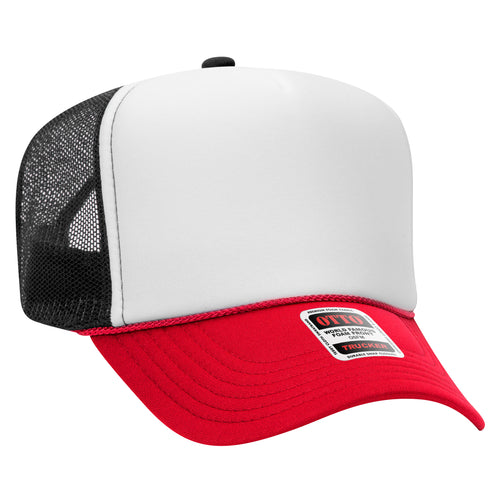 OTTO CAP® 5 Panel High Crown Mesh Back Trucker Hat